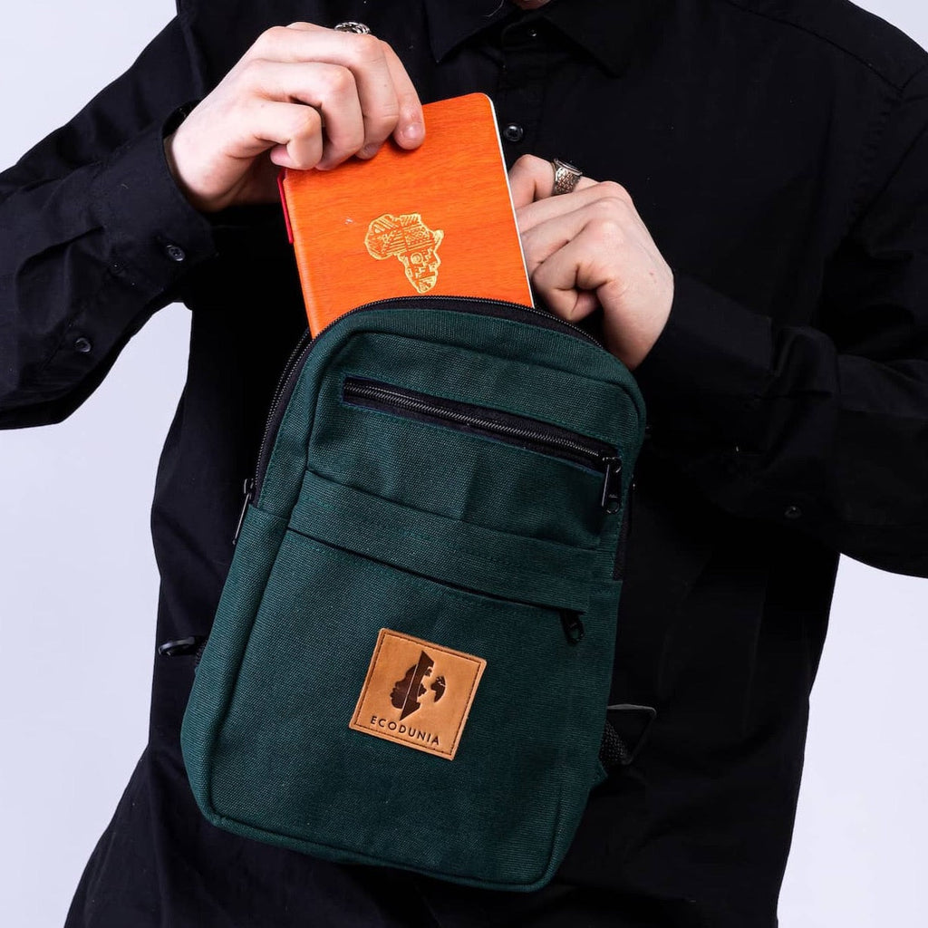 Large Canvas Crossbody Sling Bag for Men & Women | Umoja