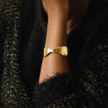 Irregular Wave Brass Cuff Bracelet | Mawimbi