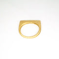 Hammered Square Brass Bangle | Kesho