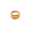 Ribbed Double Band Ring | Matata