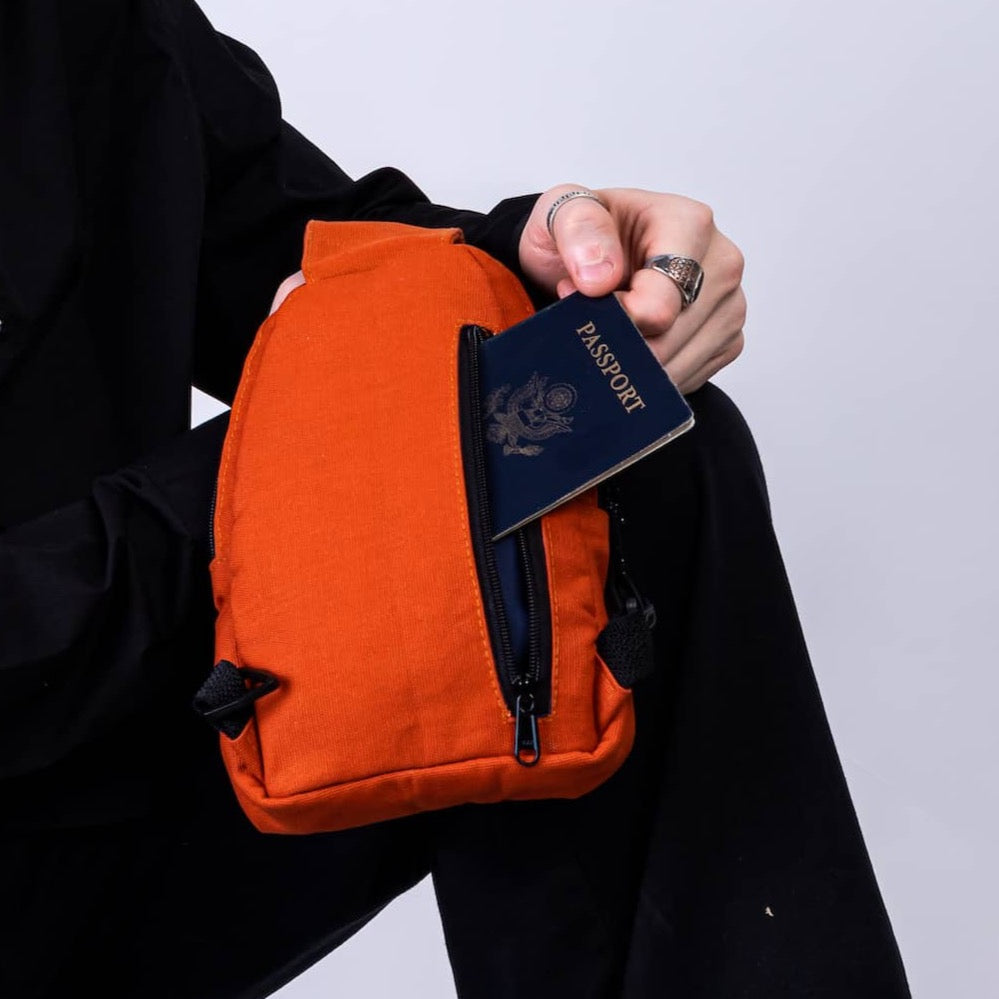 Small Canvas Crossbody Sling Bag for Men & Women | Buru