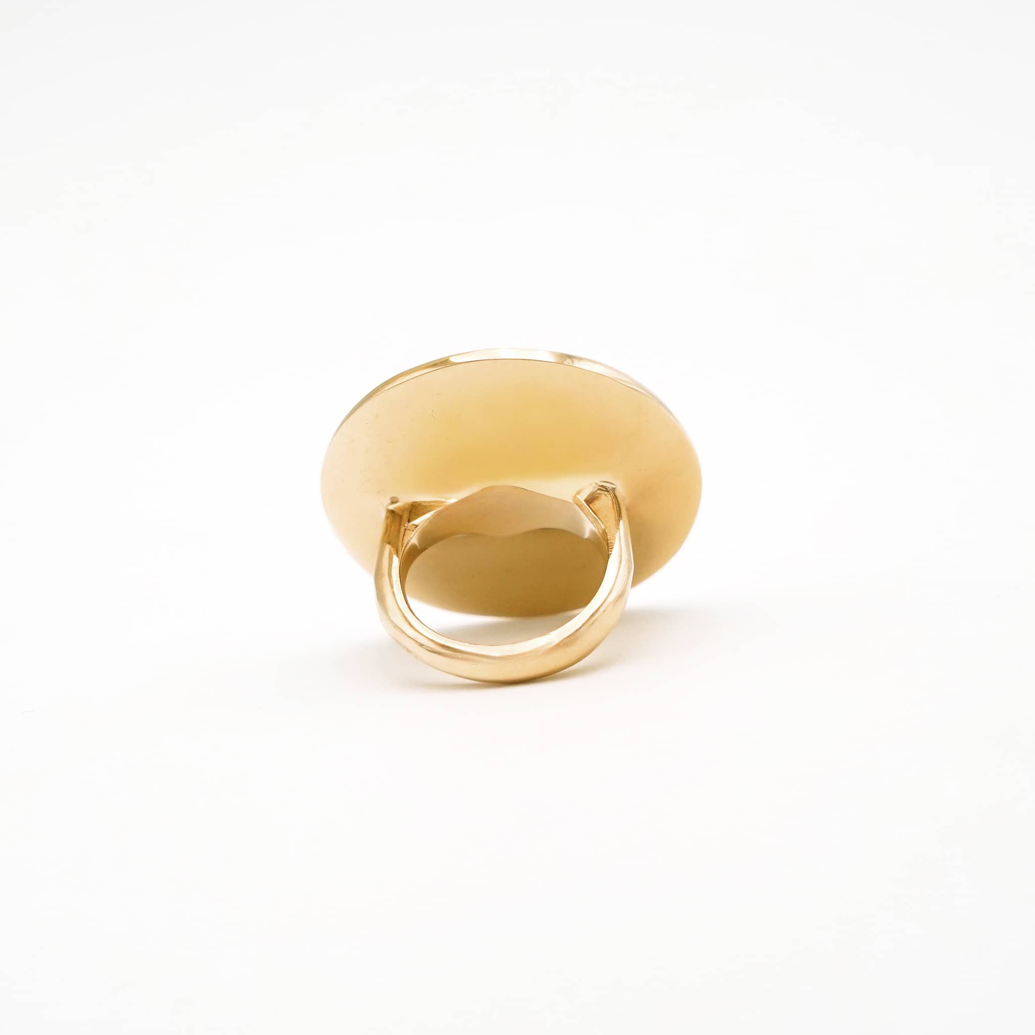 Large Disc Statement Ring | Mwanzo