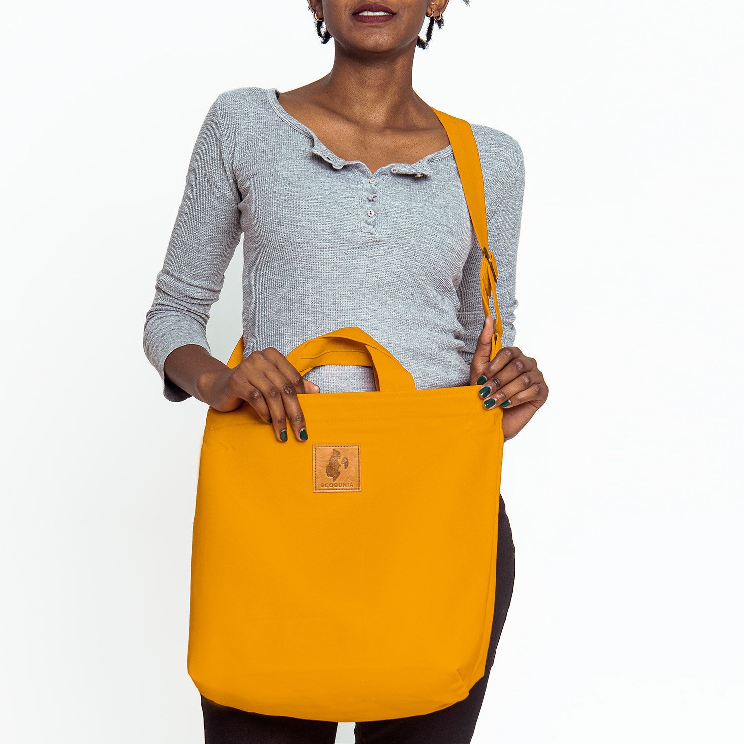 Canvas Carry-All Crossbody Bag for Men & Women | Amani
