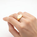 Narrow Oval Signet Ring | Pendo