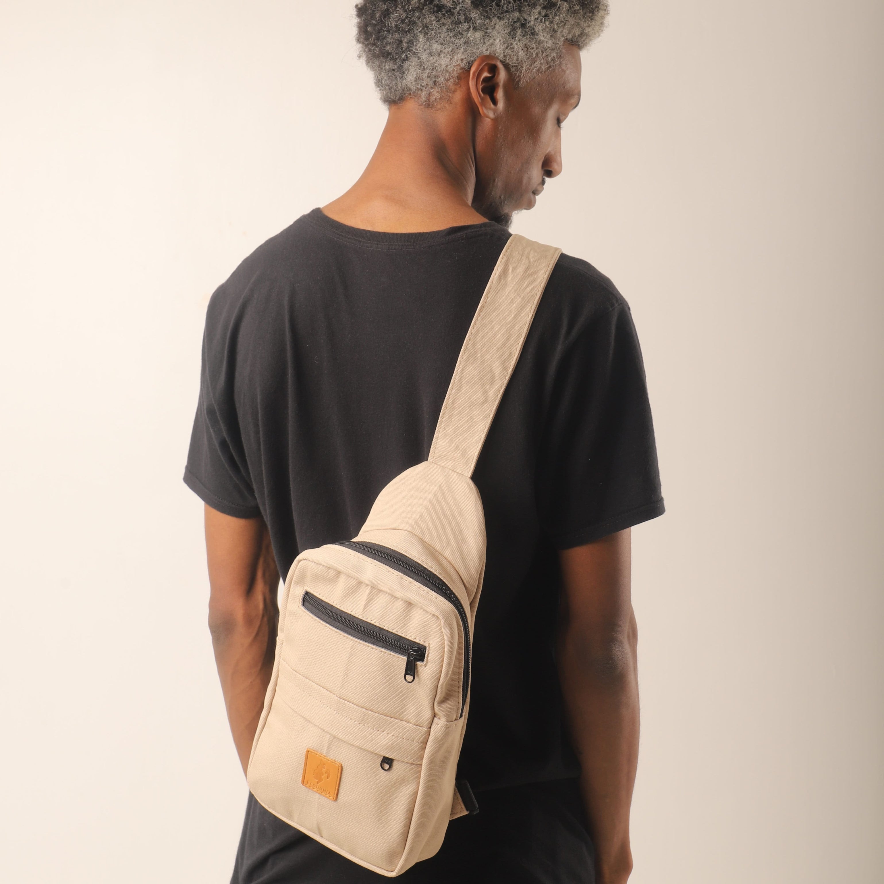 Large Canvas Crossbody Sling Bag for Men & Women | Umoja