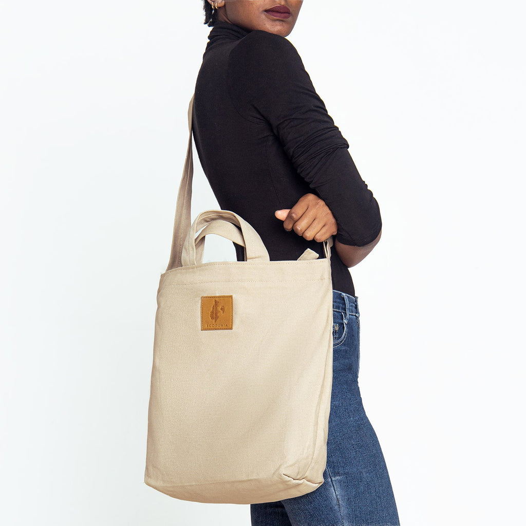 Canvas Carry-All Crossbody Bag for Men & Women | Amani