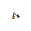 Brass Knot Post Earrings | Tatu